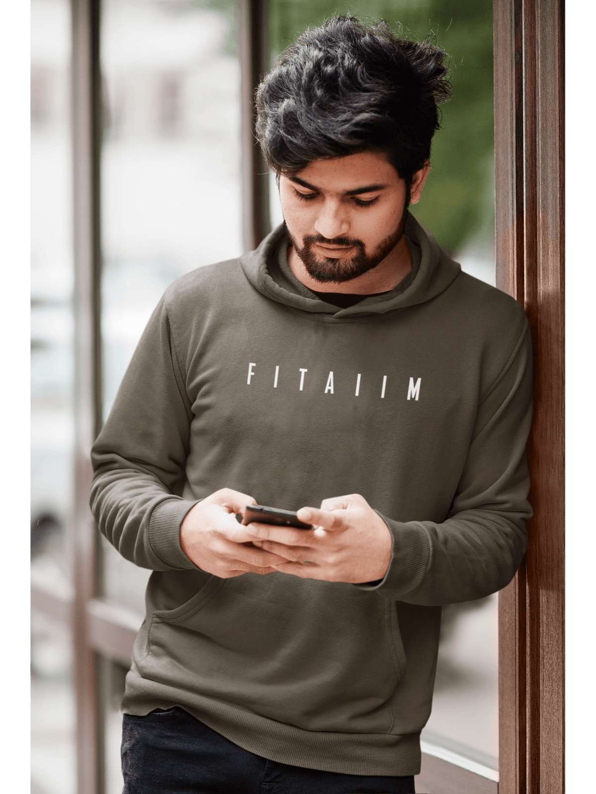 Essential Hoodie Olive Green - Fitaiim