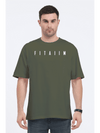 Essential Oversized T-Shirt Olive Green - Fitaiim
