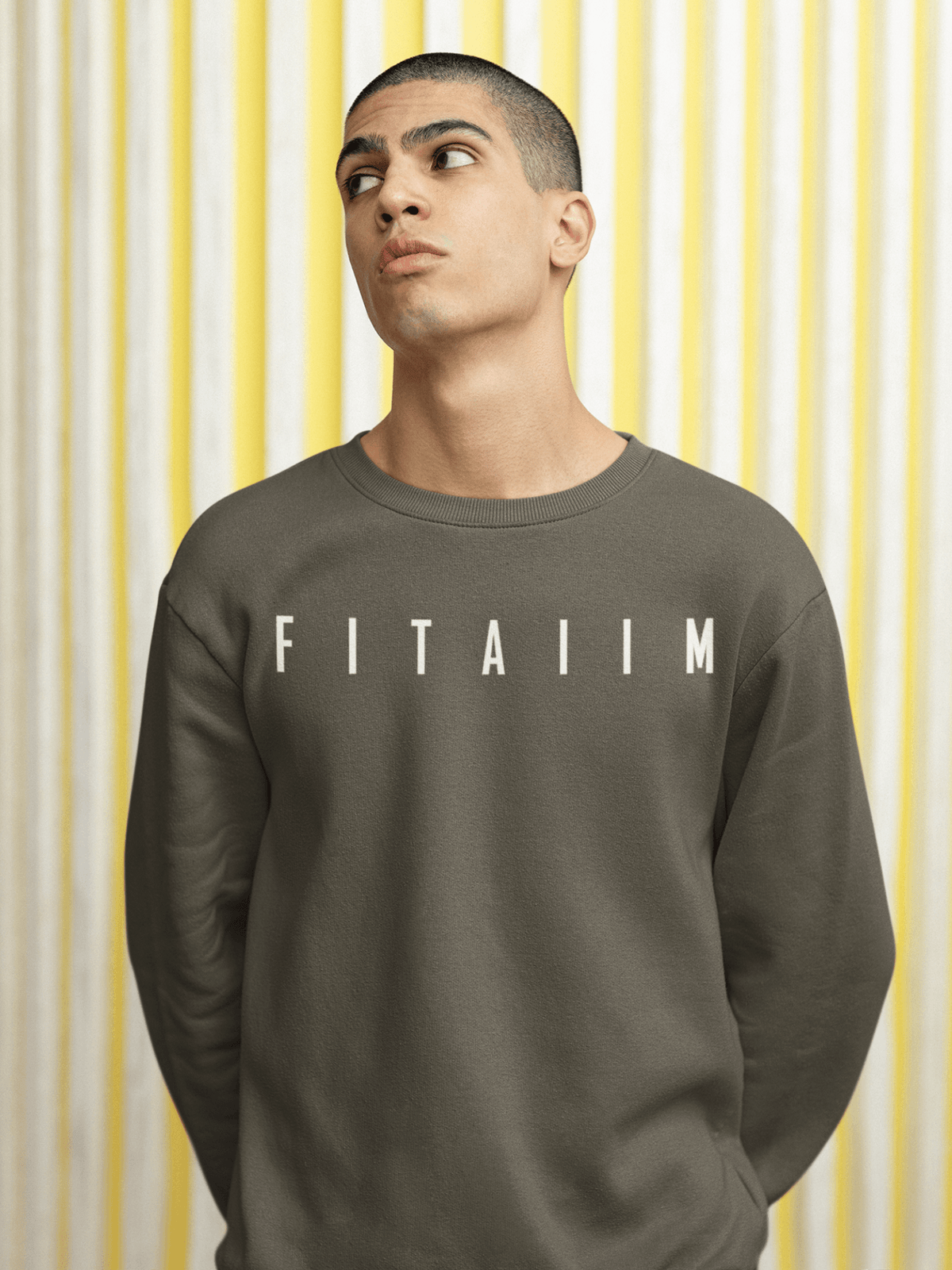 Essential Sweatshirt Olive Green - Fitaiim