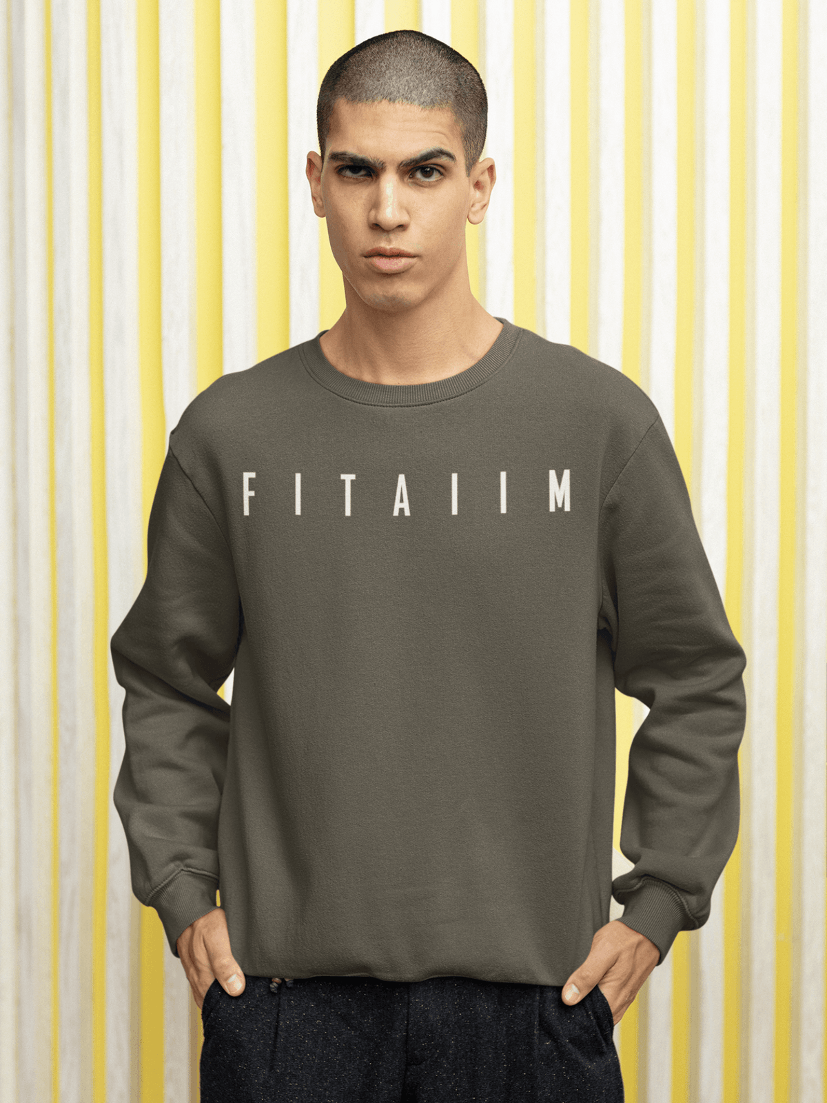 Essential Sweatshirt Olive Green - Fitaiim
