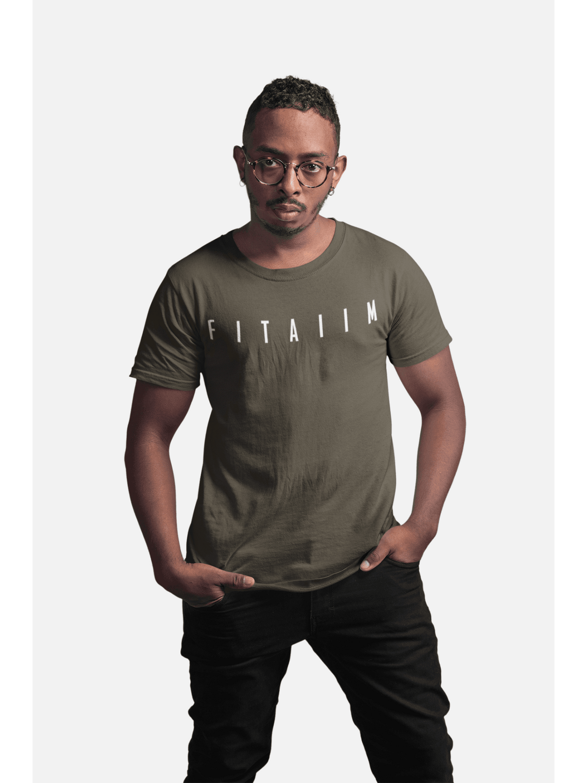 Essential T-Shirt Olive Green - Fitaiim