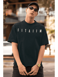 Essential Oversized T-Shirt Petrol Blue - Fitaiim