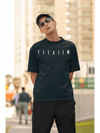 Essential Oversized T-Shirt Petrol Blue - Fitaiim