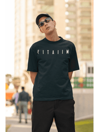 Essential Oversized T-Shirt Petrol Blue - Fitaiim