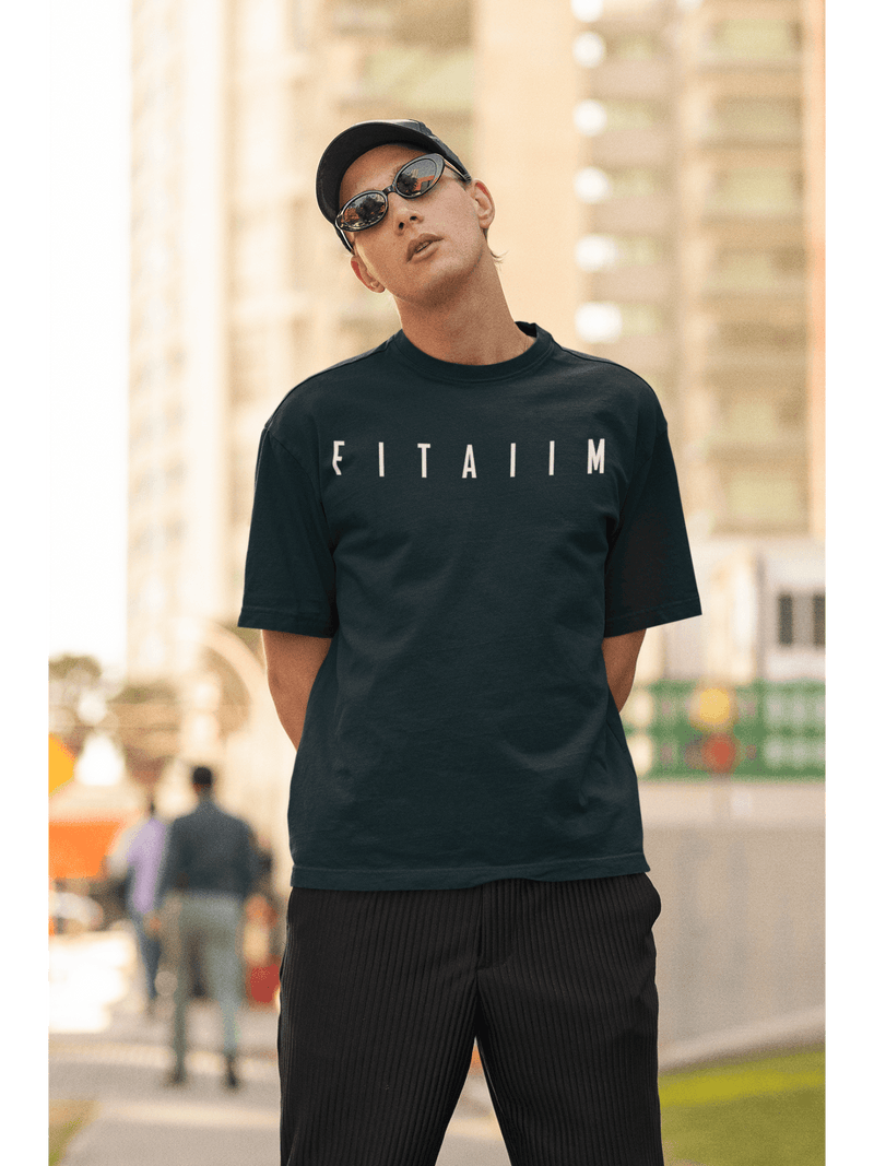 Essential Oversized T-Shirt Petrol Blue - Fitaiim