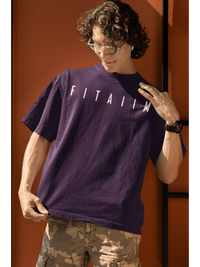 Essential Oversized T-Shirt Purple - Fitaiim