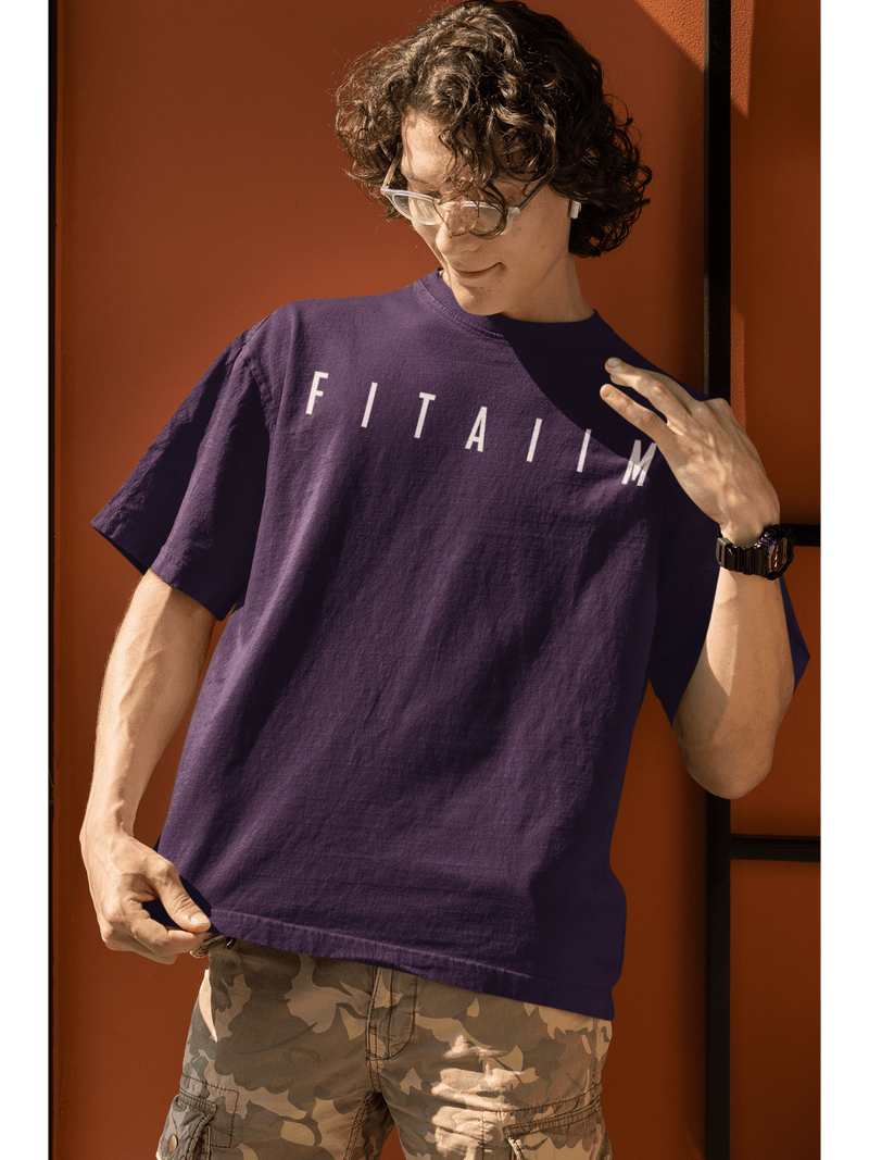 Essential Oversized T-Shirt Purple - Fitaiim