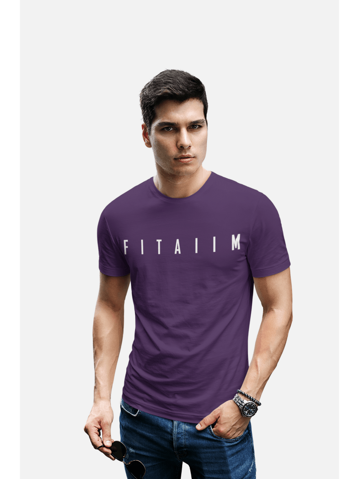 Essential T-Shirt Purple - Fitaiim