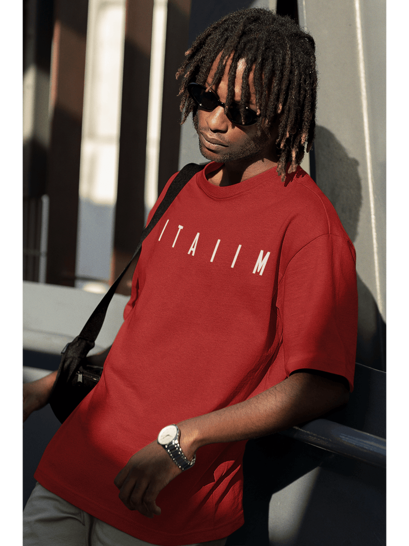 Essential Oversized T-Shirt Red - Fitaiim