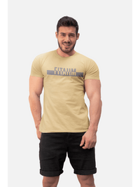 Power T-Shirt Beige - Fitaiim