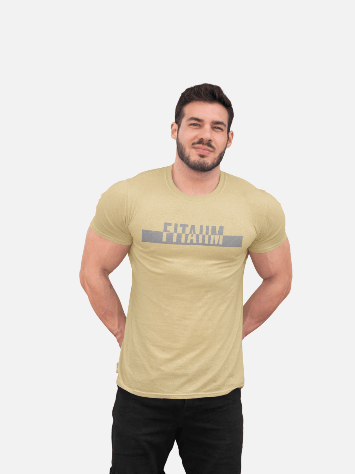 Power T-Shirt Beige - Fitaiim