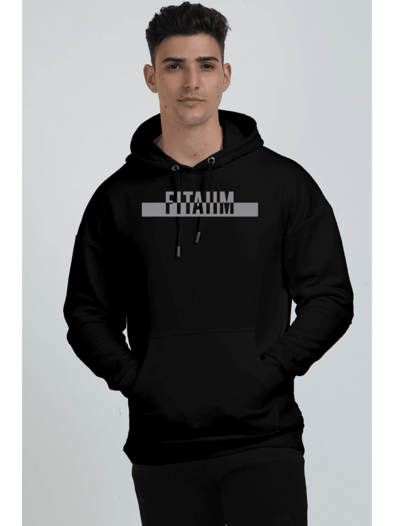 Power Oversized Hoodie Sweatshirt Black - Fitaiim