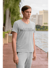 Power V-Neck T-shirt Grey - Fitaiim