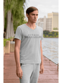 Power V-Neck T-shirt Grey - Fitaiim