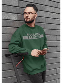 Power Oversized Sweatshirt Bottle Green - Fitaiim