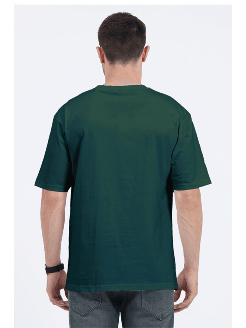 Power Oversized T-Shirt Bottle Green - Fitaiim