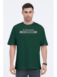Power Oversized T-Shirt Bottle Green - Fitaiim