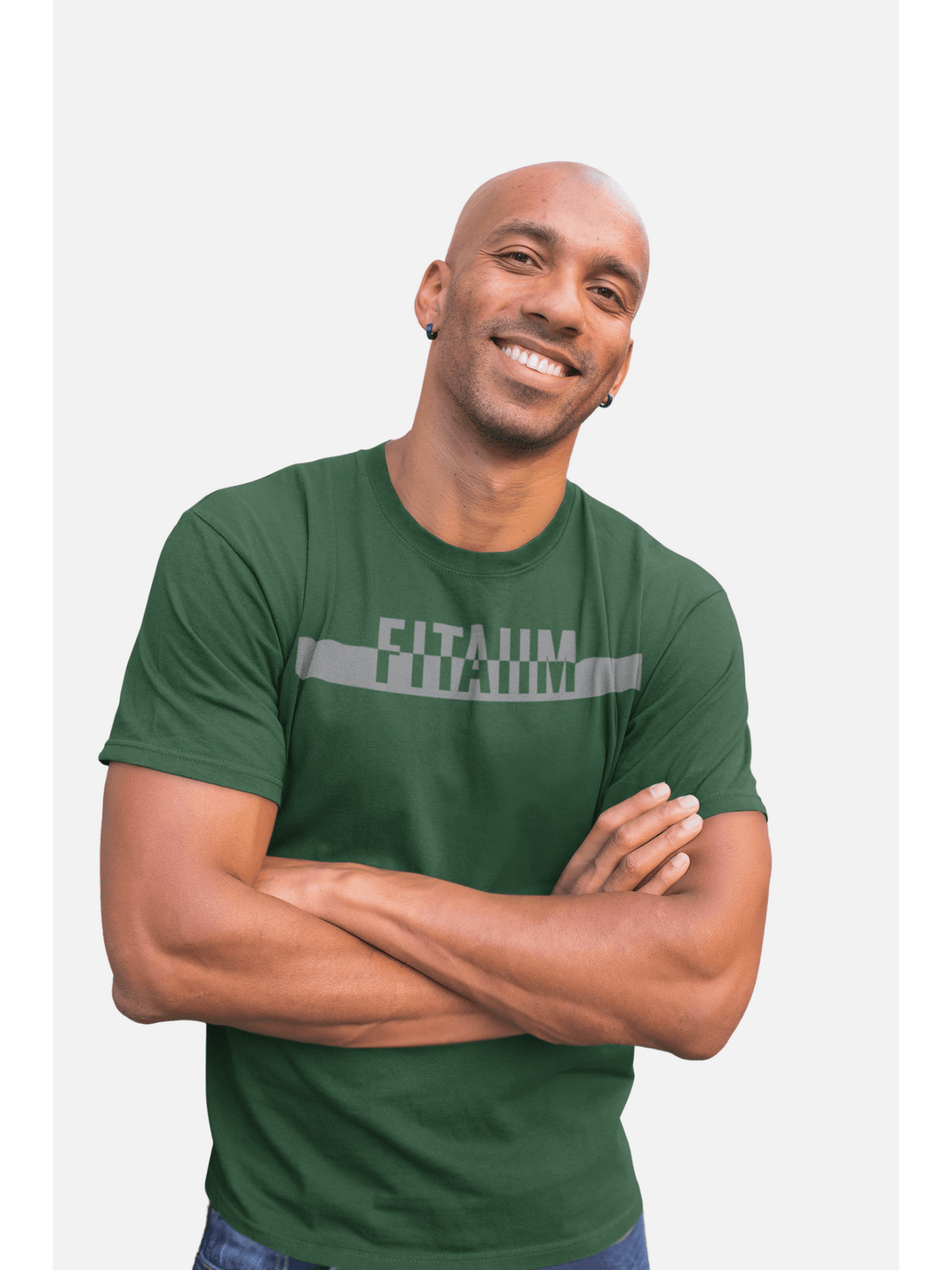 Power T-Shirt Bottle Green - Fitaiim