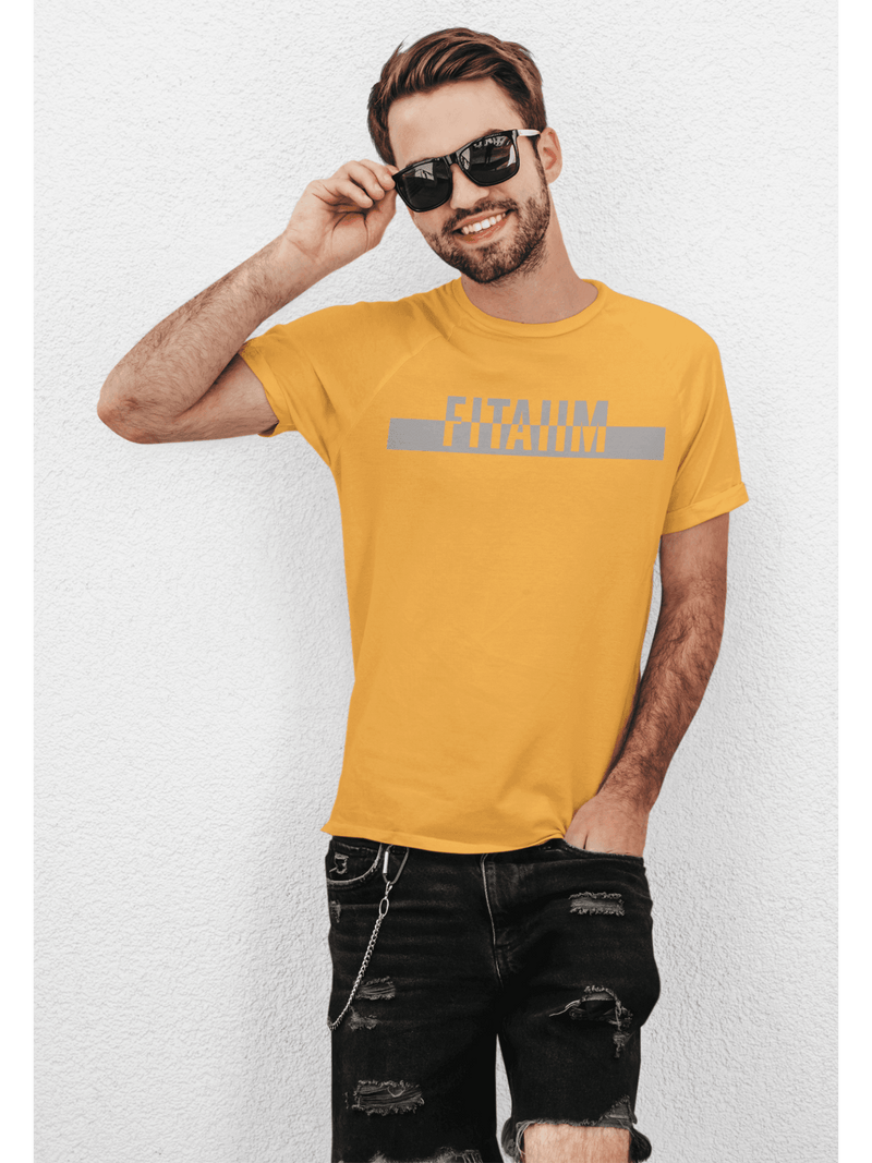 Power T-Shirt Golden Yellow - Fitaiim