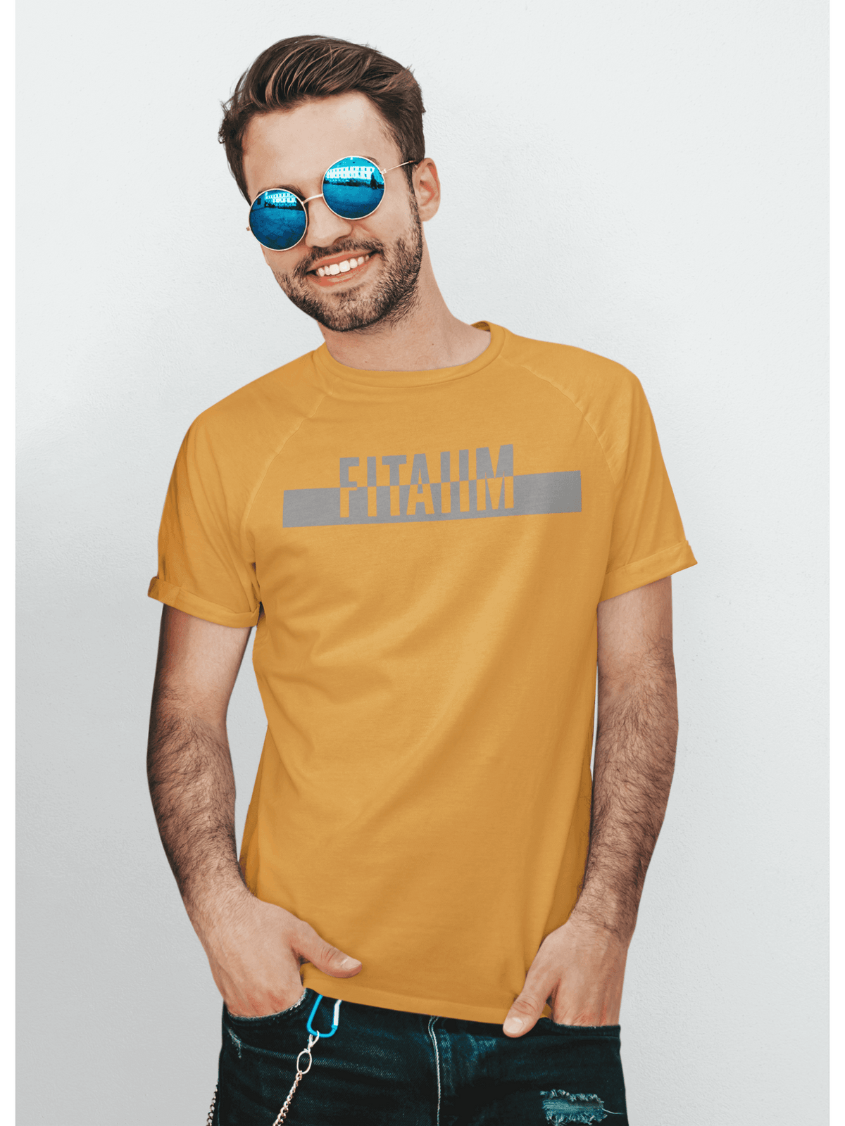 Power T-Shirt Golden Yellow - Fitaiim