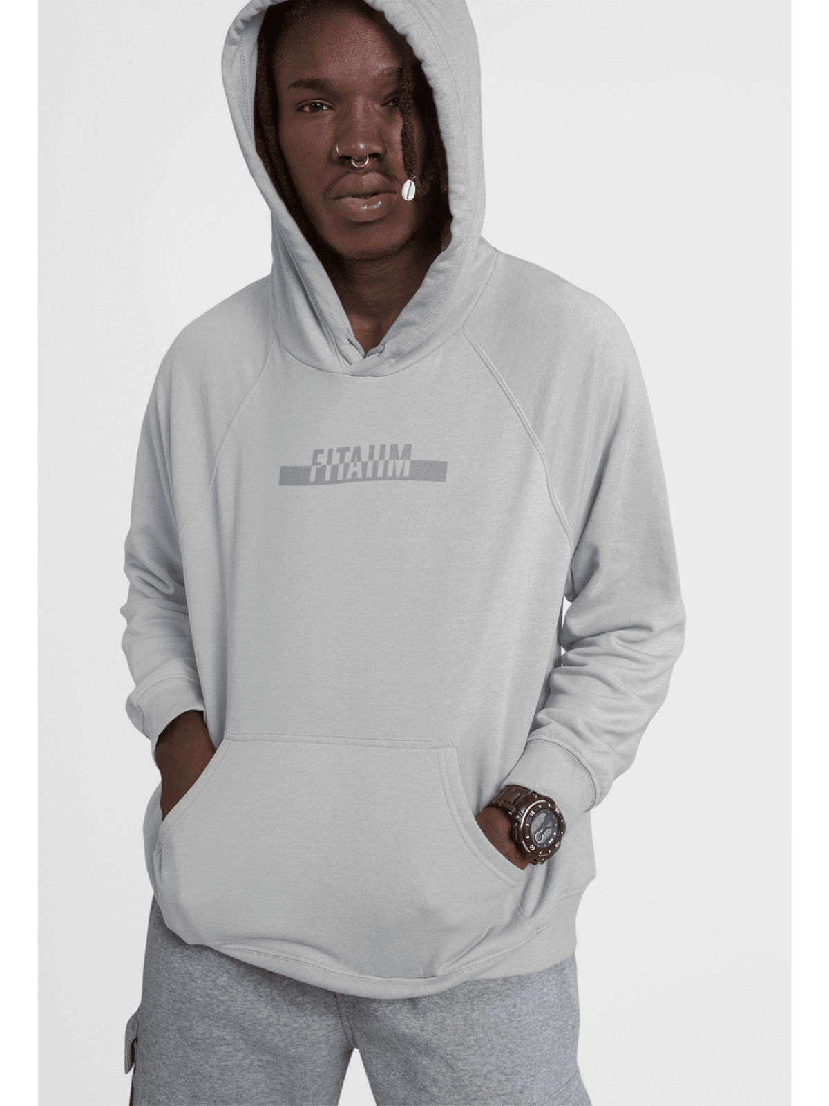 Power Hoodie Grey - Fitaiim