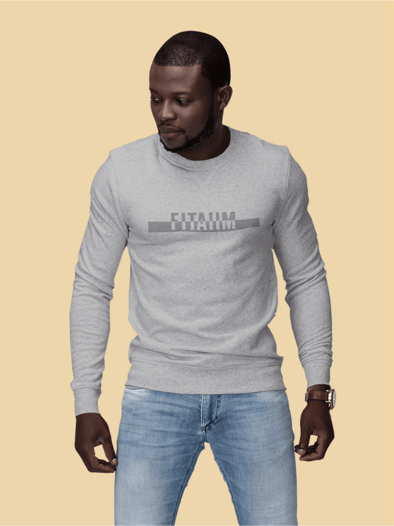 Power Round Neck Full Sleeve T-Shirt Grey - Fitaiim