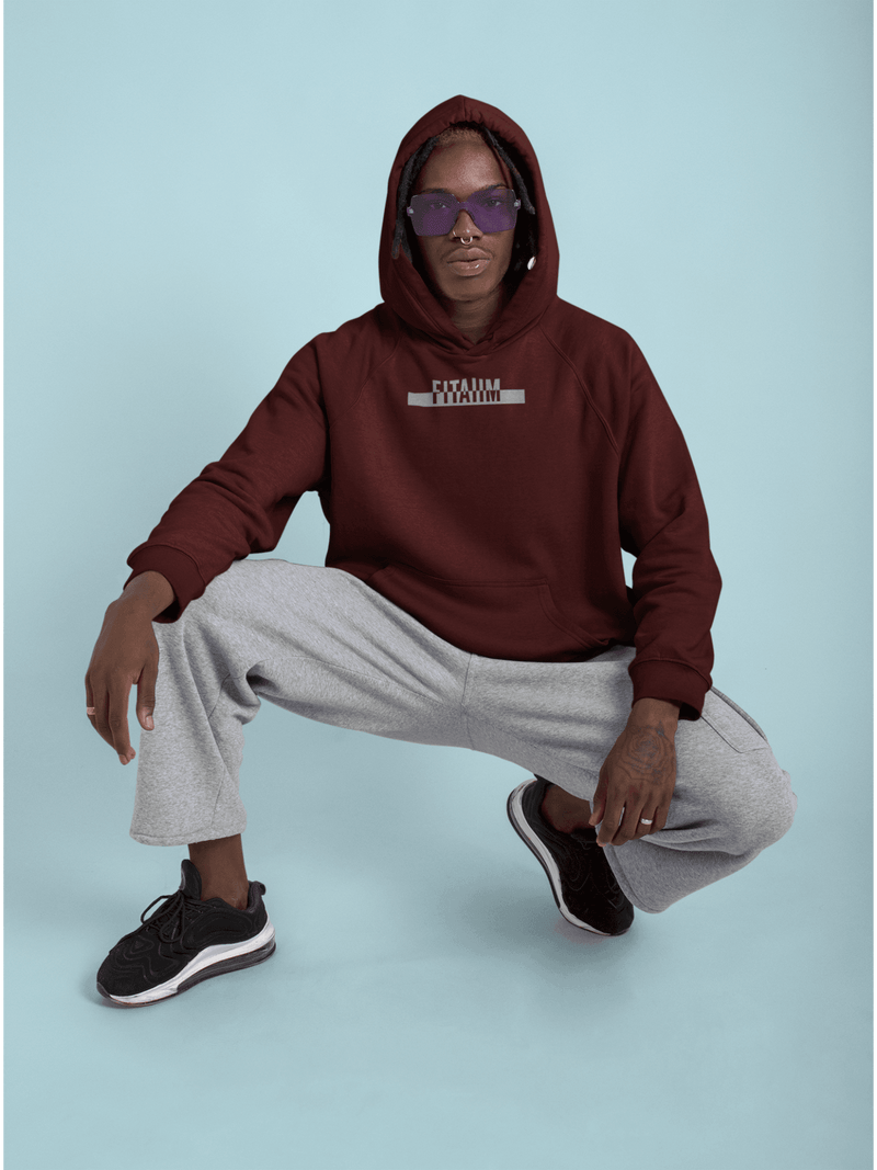 Power Hoodie Maroon - Fitaiim