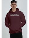 Power Oversized Hoodie Sweatshirt Maroon - Fitaiim