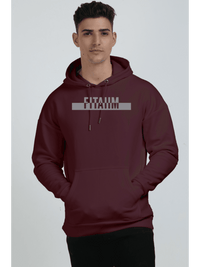 Power Oversized Hoodie Sweatshirt Maroon - Fitaiim