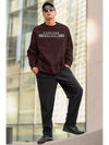 Power Oversized Sweatshirt Maroon - Fitaiim