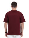 Power Oversized T-Shirt Maroon - Fitaiim