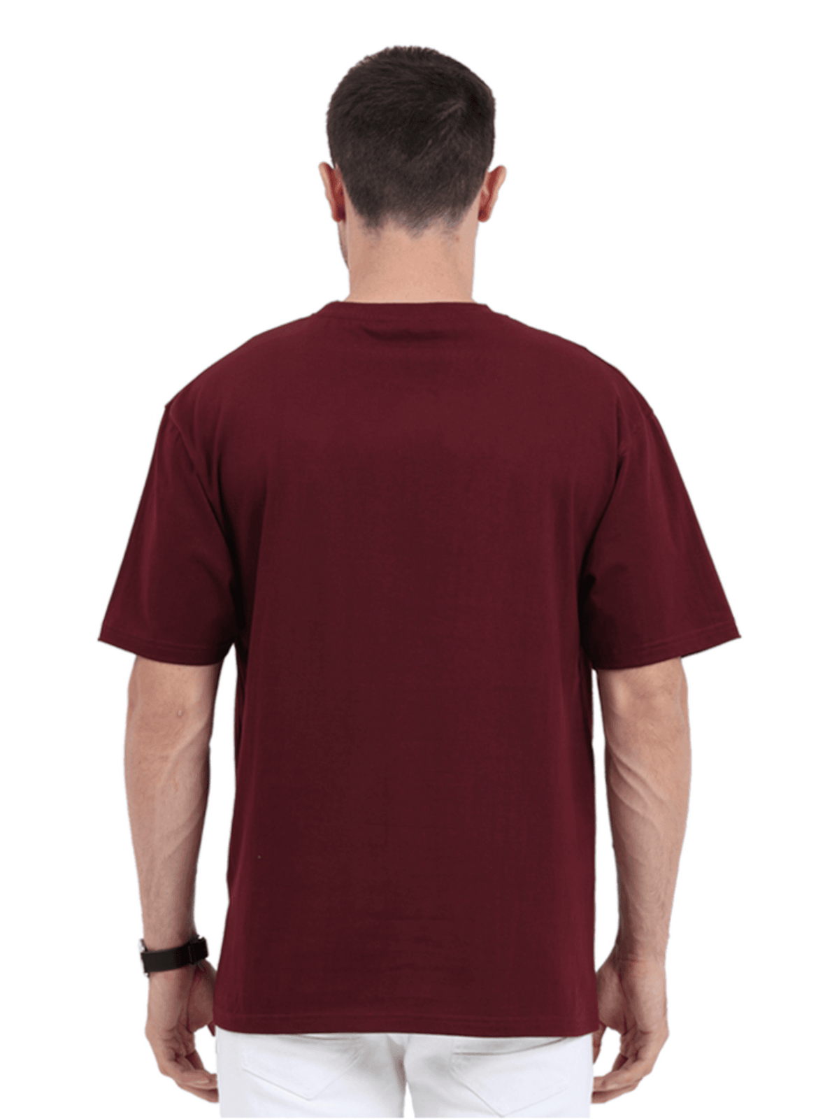 Power Oversized T-Shirt Maroon - Fitaiim