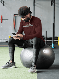 Power Round Neck Full Sleeve T-Shirt Maroon - Fitaiim