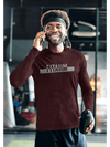 Power Round Neck Full Sleeve T-Shirt Maroon - Fitaiim