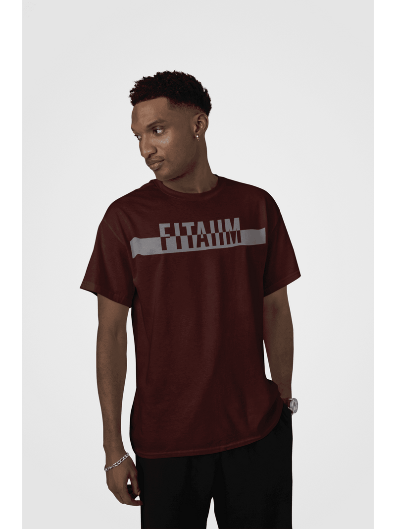Power Supima T-Shirt Maroon - Fitaiim