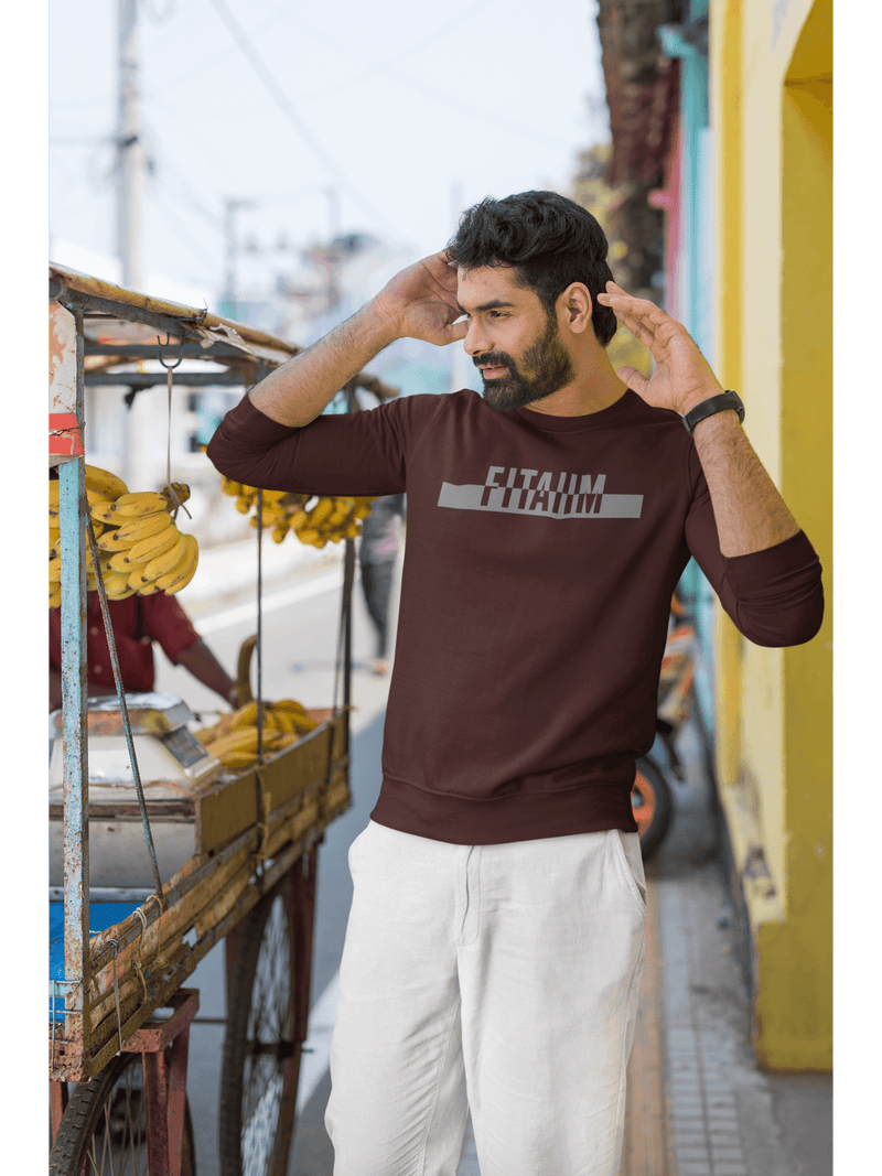 Power Sweatshirt Maroon - Fitaiim