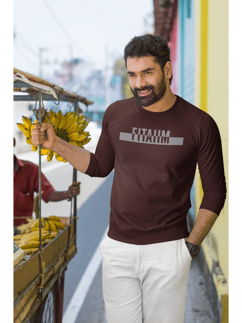 Power Sweatshirt Maroon - Fitaiim