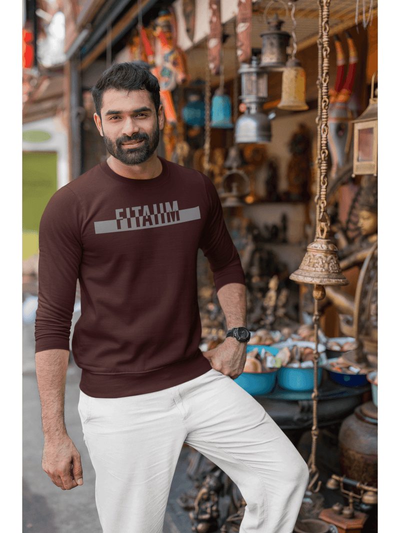 Power Sweatshirt Maroon - Fitaiim