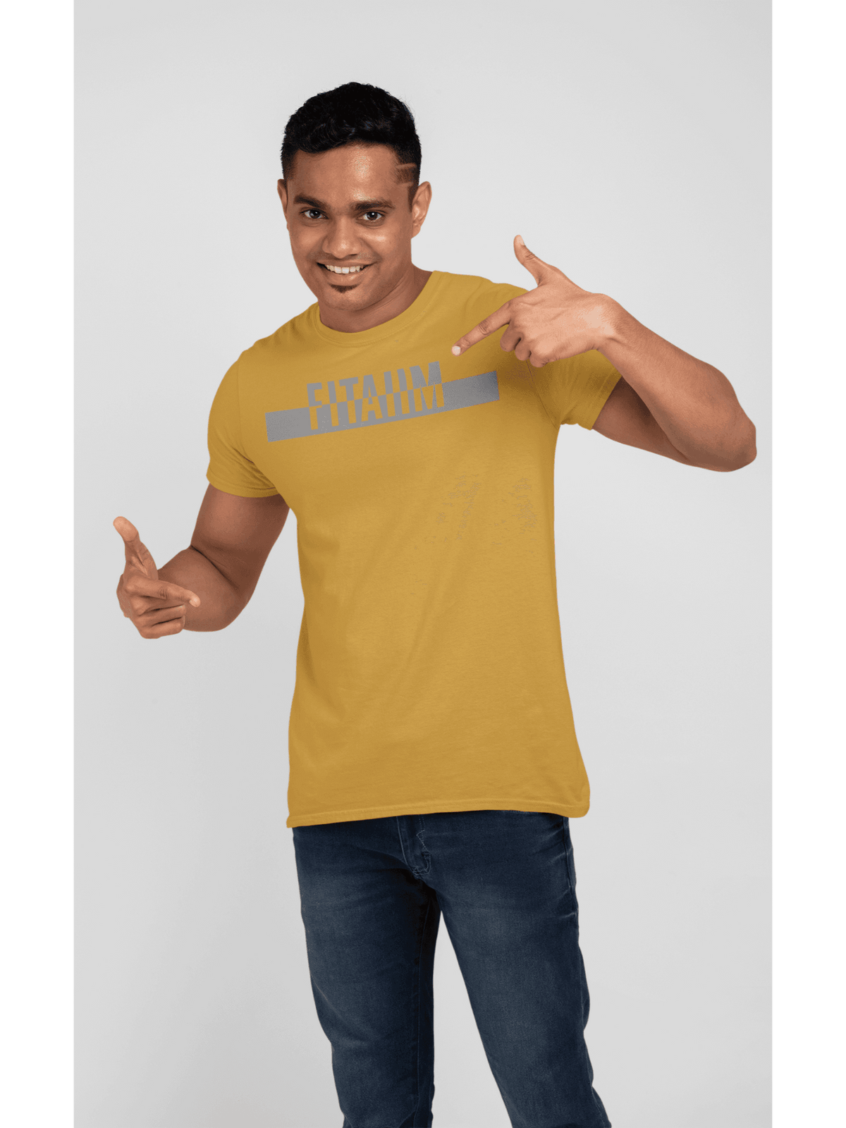Power T-Shirt Mustard Yellow - Fitaiim