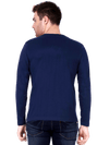 Power Round Neck Full Sleeve T-Shirt Navy Blue - Fitaiim