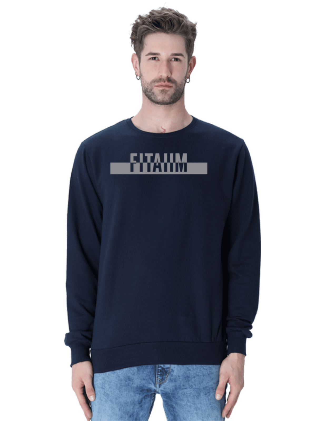 Power Sweatshirt Navy Blue - Fitaiim