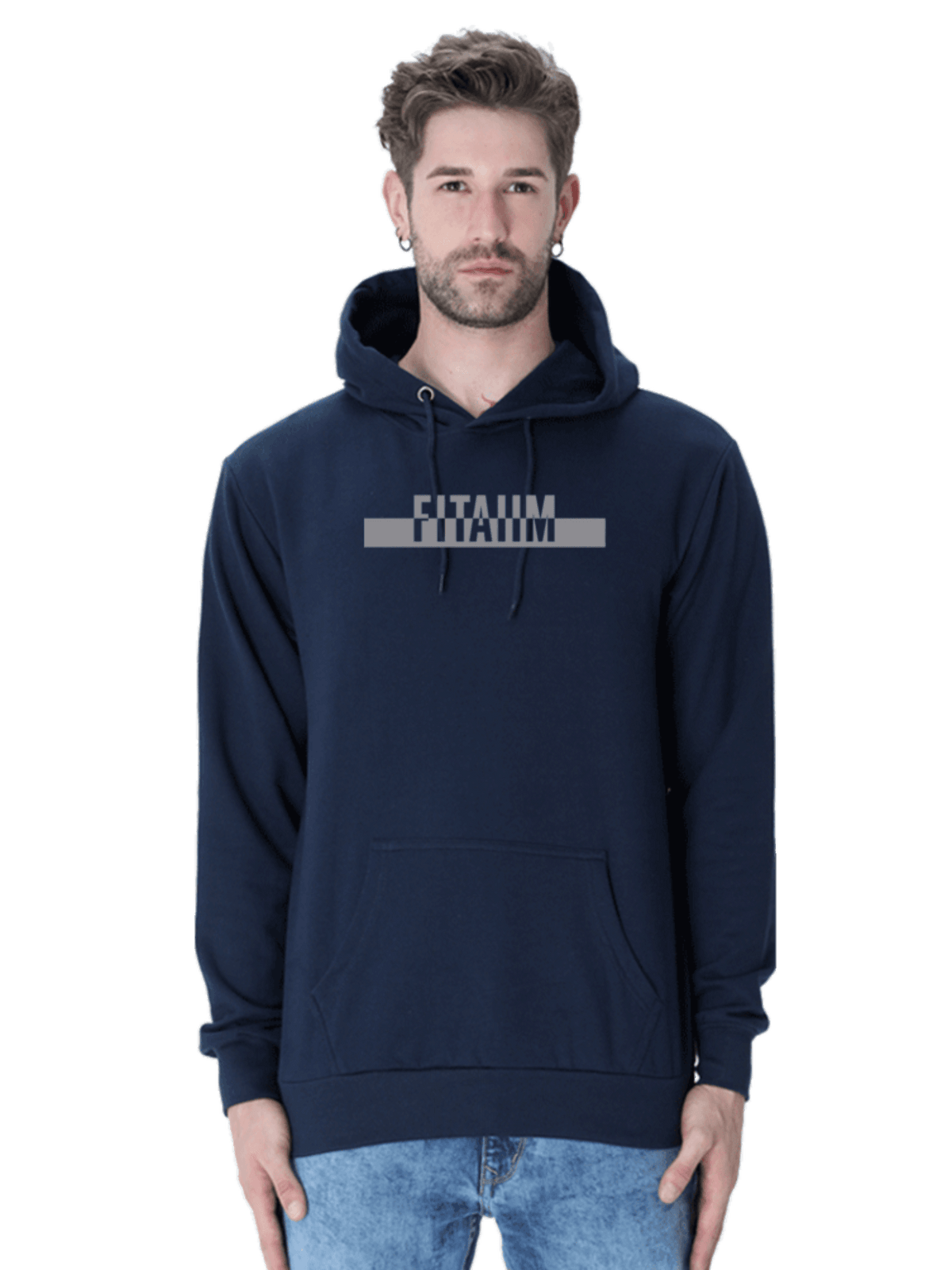 Power Hoodie Navy Blue - Fitaiim