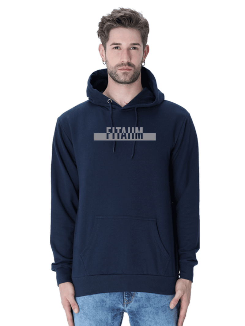 Power Hoodie Navy Blue - Fitaiim