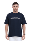 Power Oversized T-Shirt Navy Blue - Fitaiim