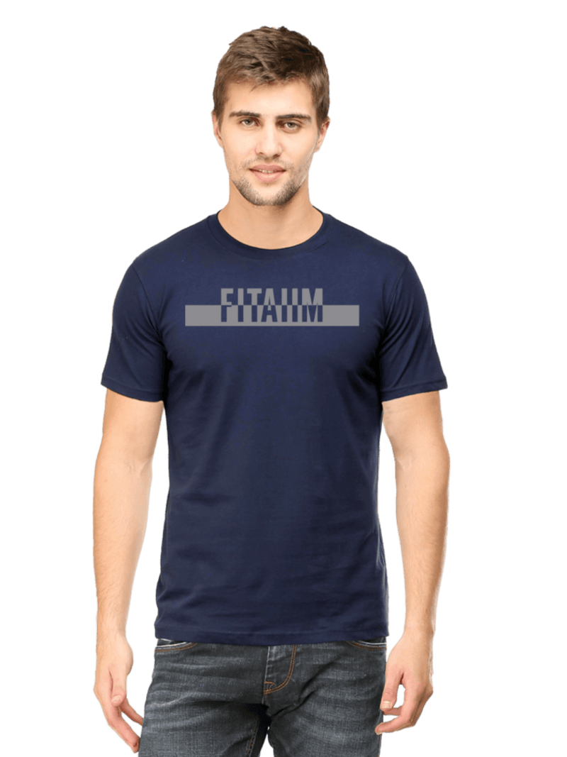 Power T-Shirt Navy Blue - Fitaiim