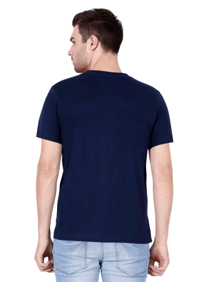 Power V-Neck T-shirt Navy Blue - Fitaiim