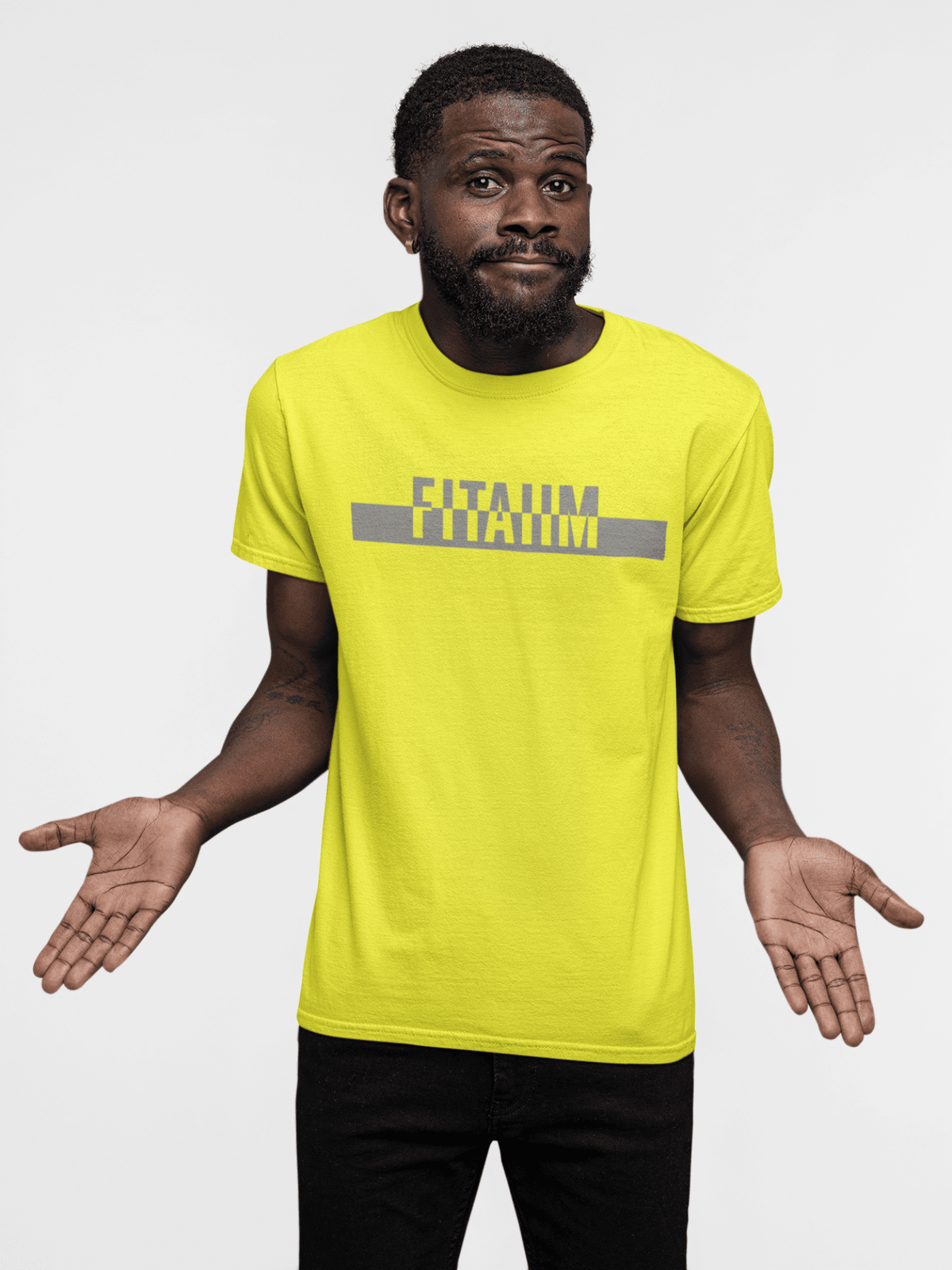 Power T-Shirt New Yellow - Fitaiim