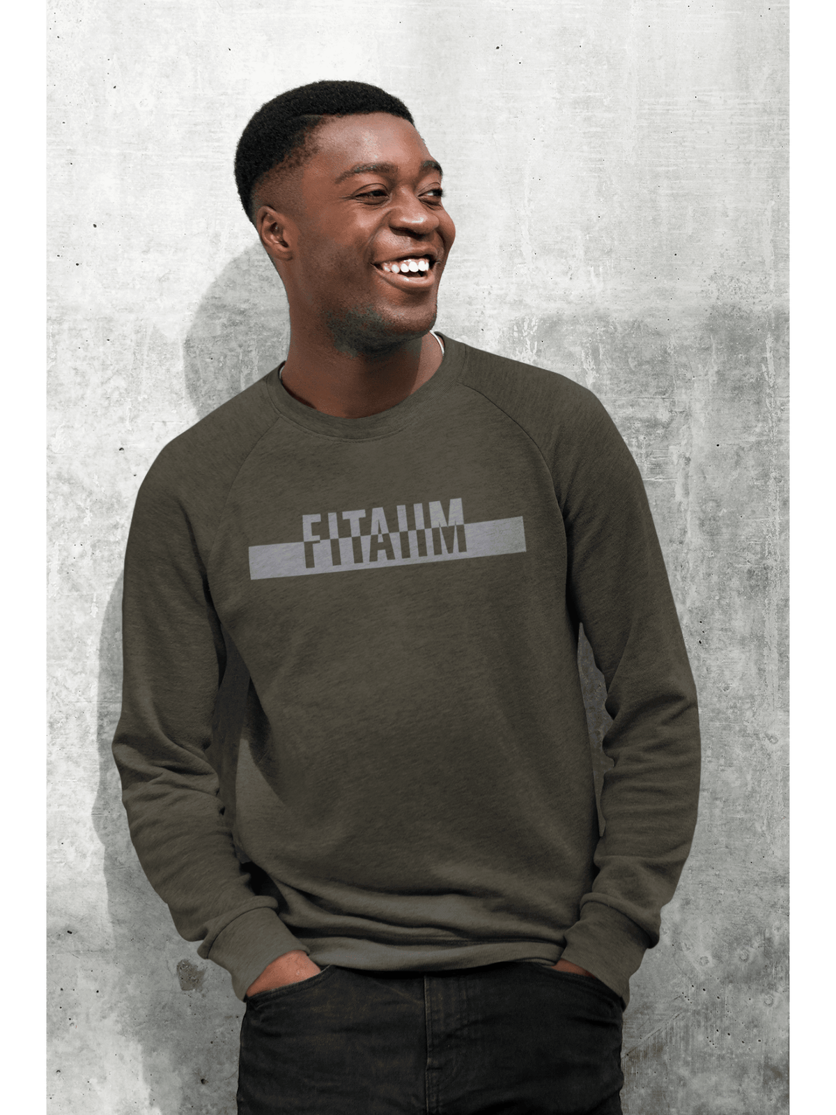 Power Sweatshirt Olive Green - Fitaiim