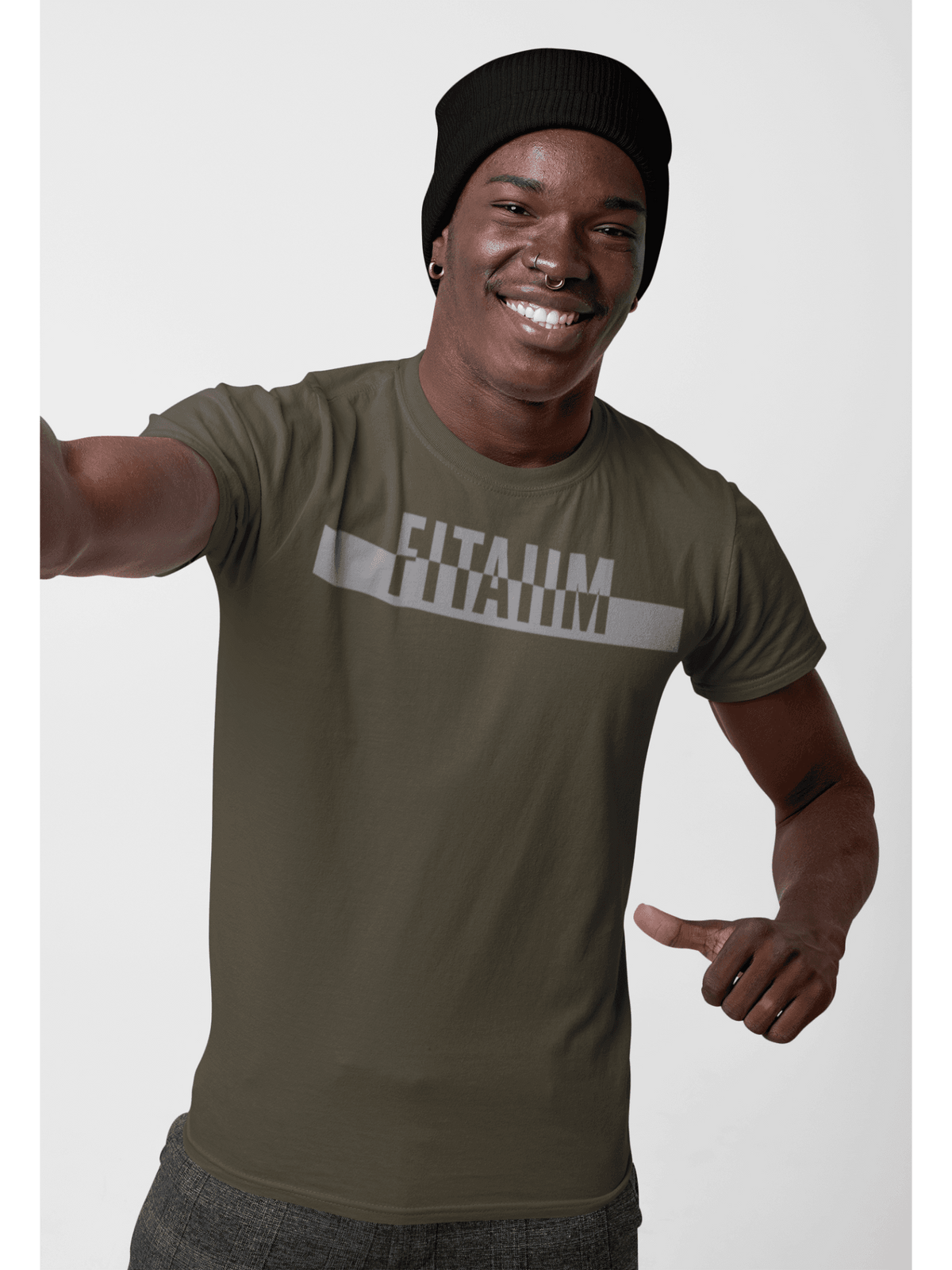 Power T-Shirt Olive Green - Fitaiim