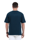 Power Oversized T-Shirt Petrol Blue - Fitaiim
